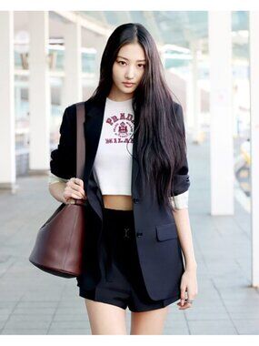 PRADA Black Mohair Wool Single Breasted Folded Cuffs Kid Blazer Jacket 38 / 2